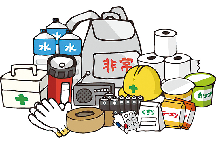 災害の備えが重要です